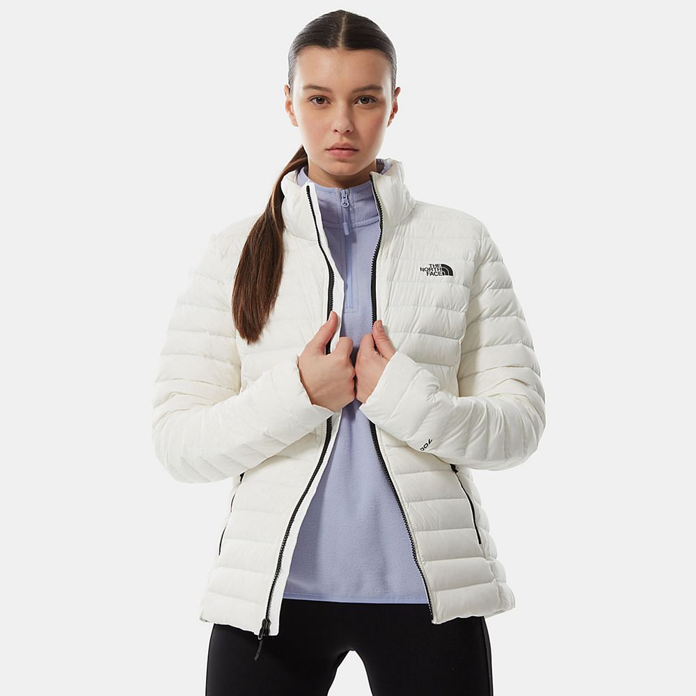 The North Face Winter Jacket Womens Australia - The North Face Stretch White Hiking (AKR-971840)